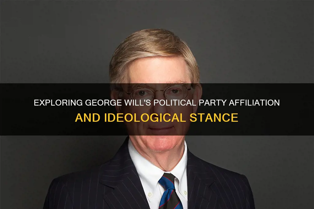 what is george wills political party