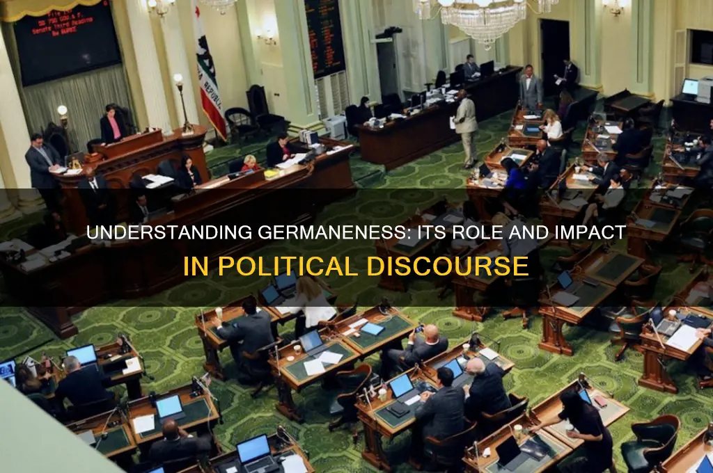 what is germaneness in politics