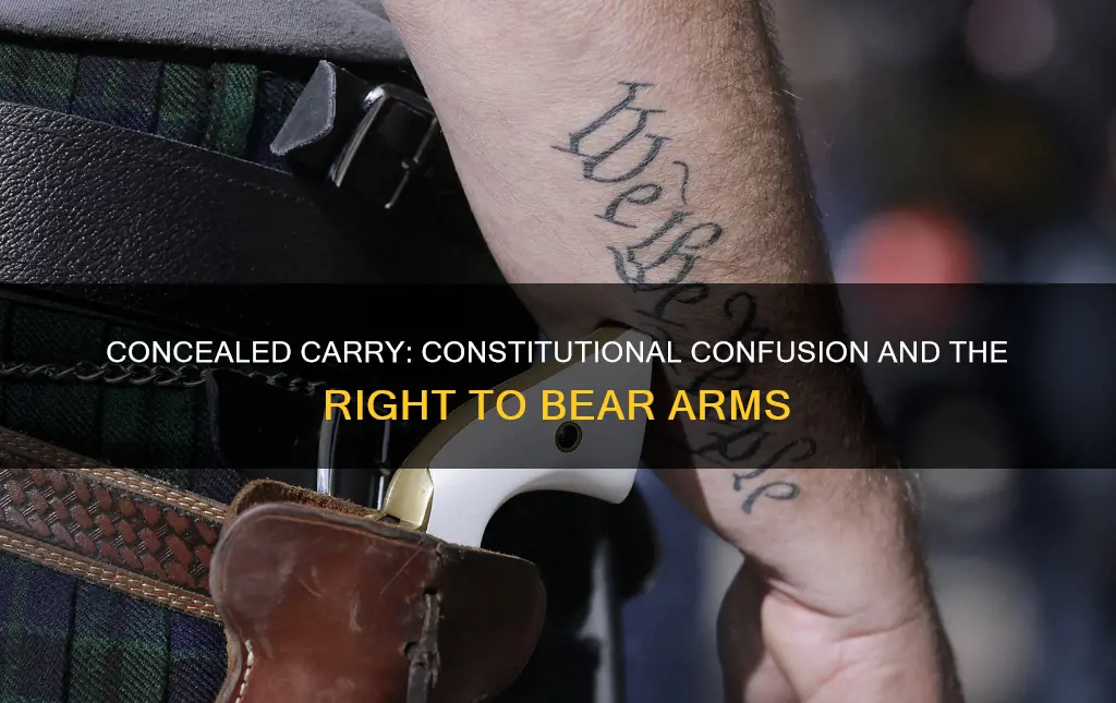 what is going on with the constitutional concealed carry