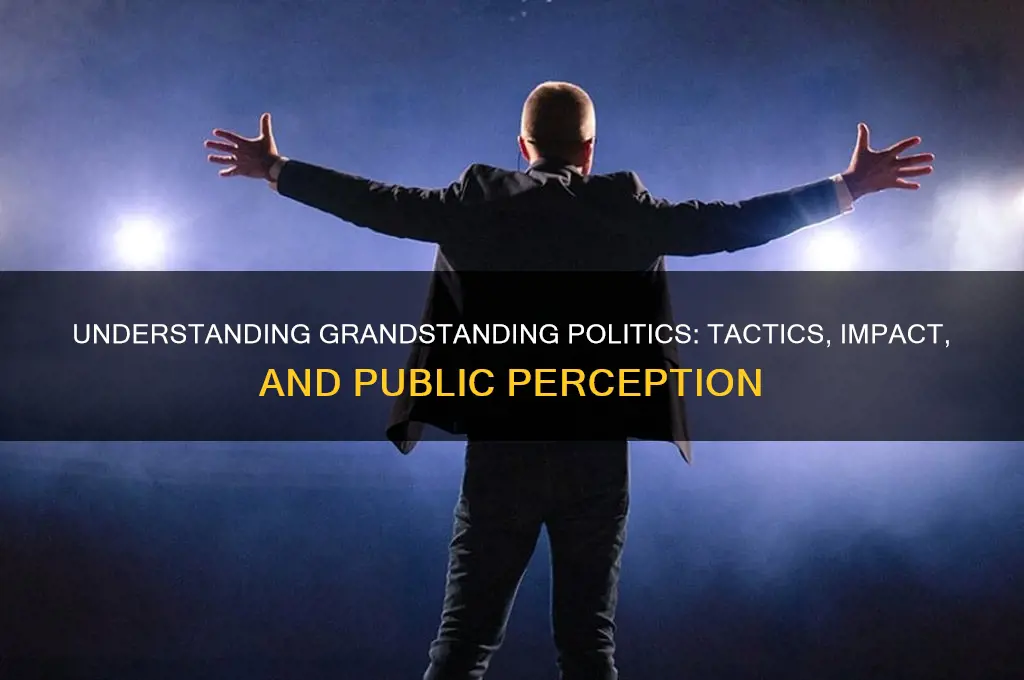 what is grandstanding political