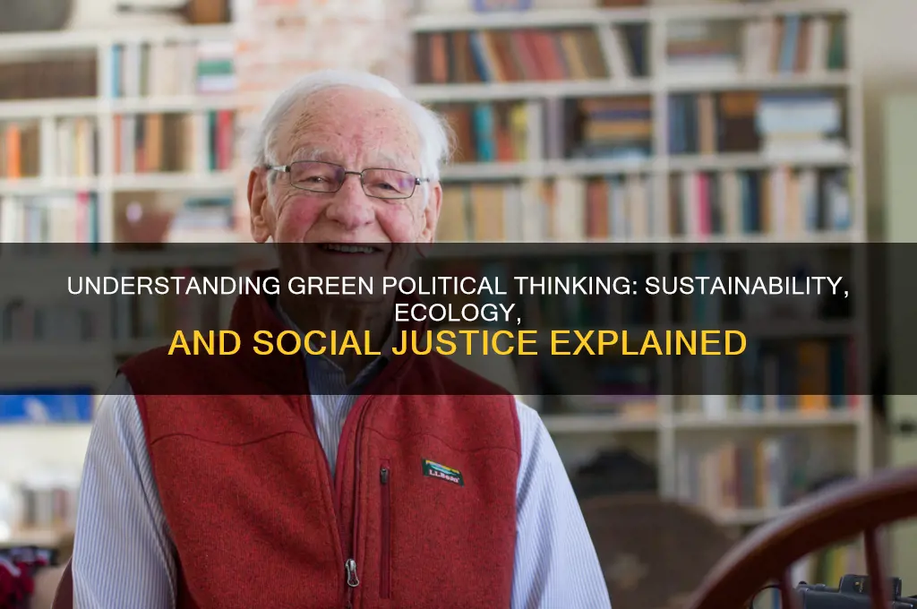 what is green political thinking