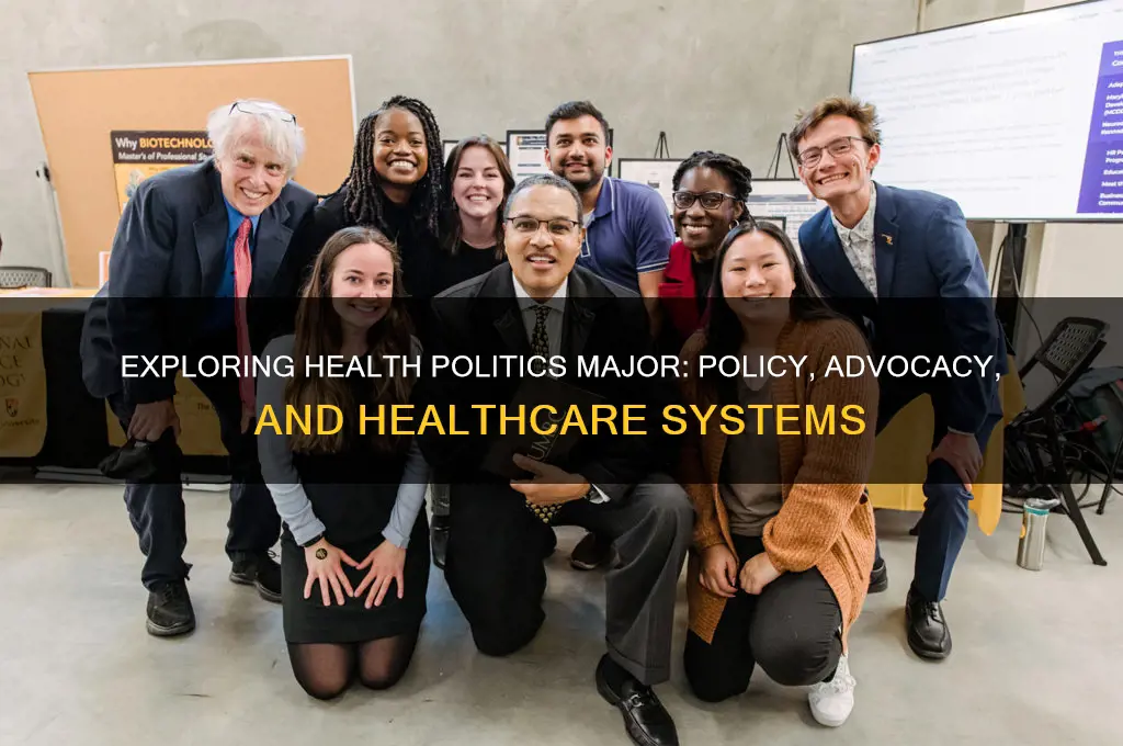 what is health politics major