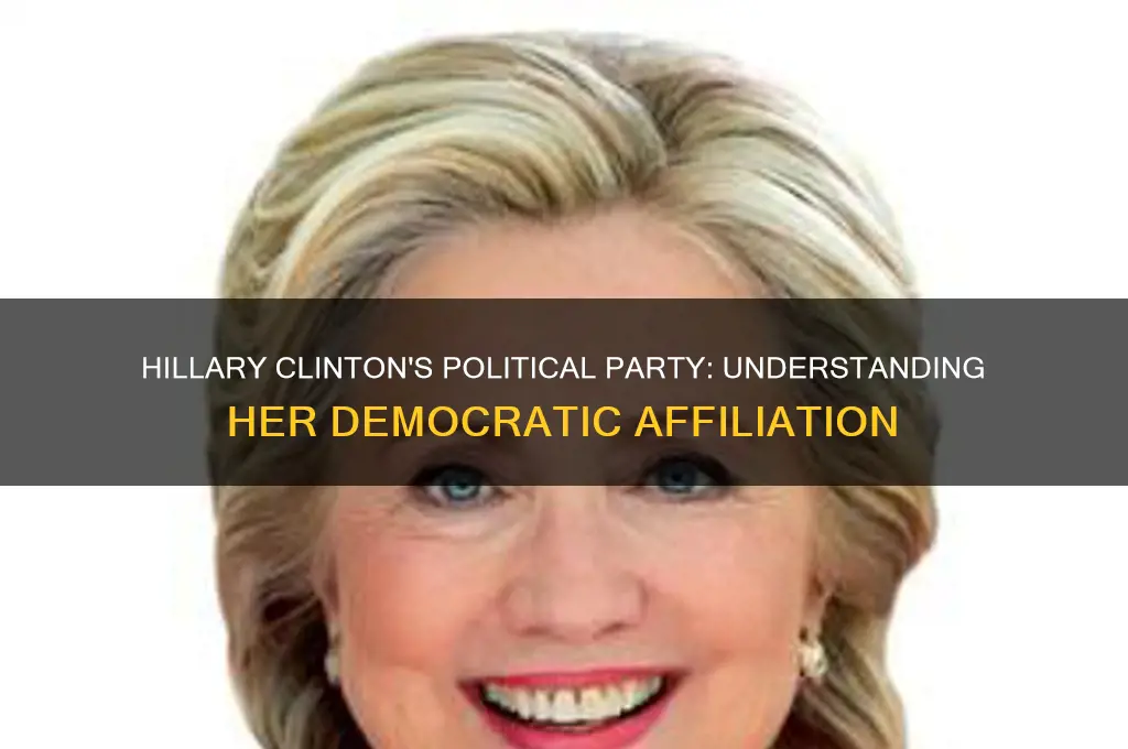 what is hillary clinton political party
