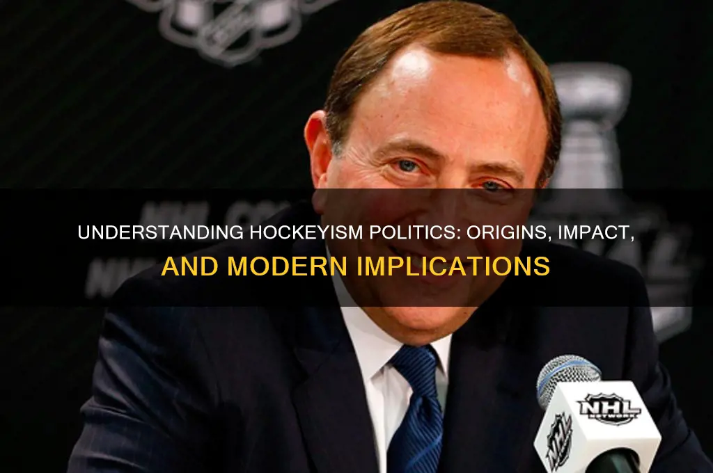 what is hockeyism politics