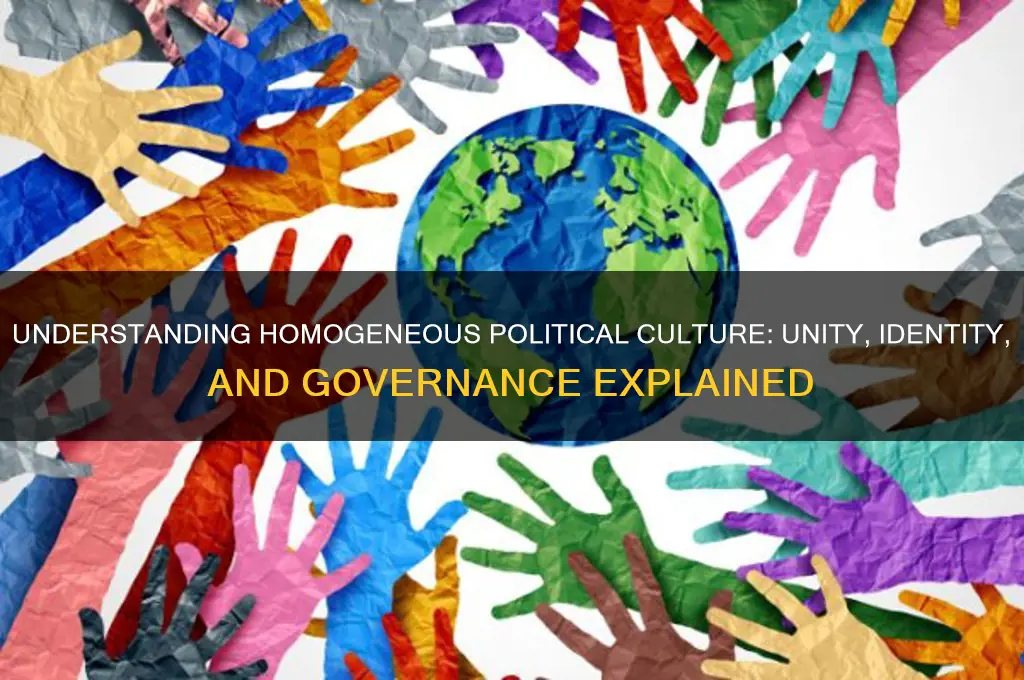 what is homogeneous political culture