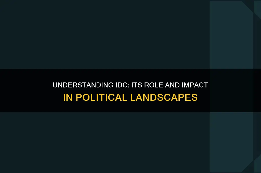 what is idc in politics