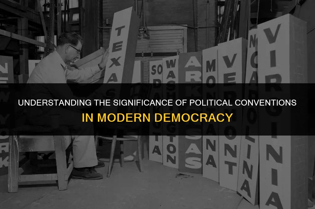 what is important about political convention