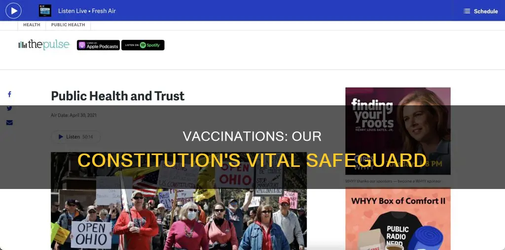 what is important to require a constitution vaccinations
