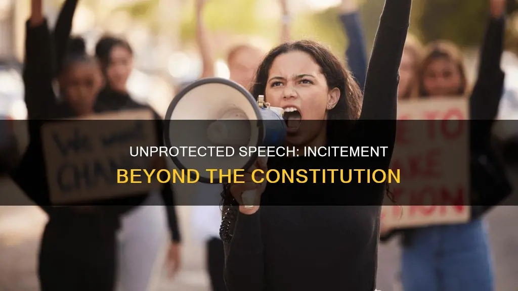 what is incitement speech that is not protected by constitution