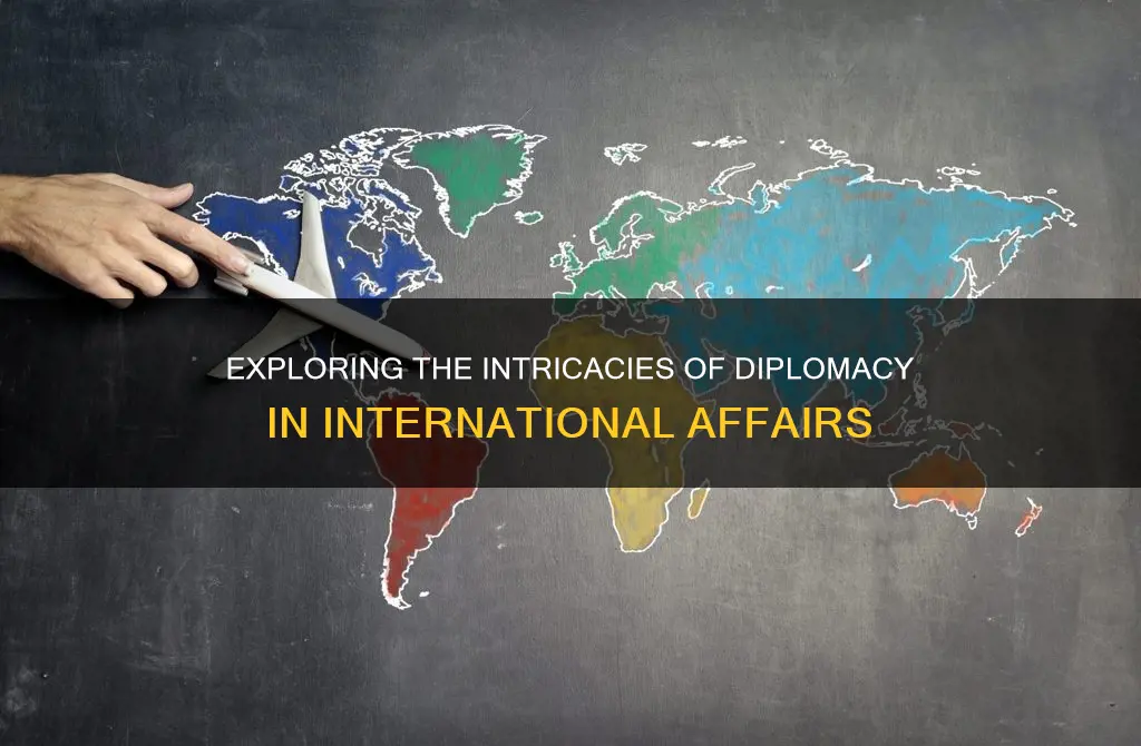 what is international affairs and diplomacy