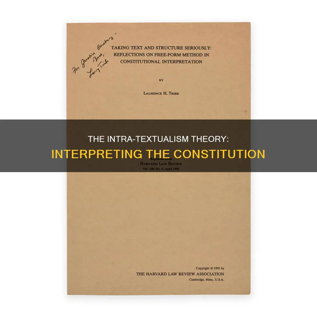 what is intra-textualism theory of constitutional interpretation
