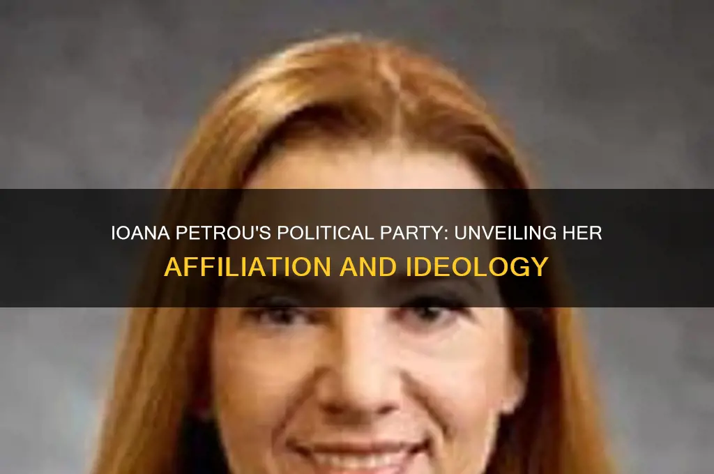 what is ioana petrou political party