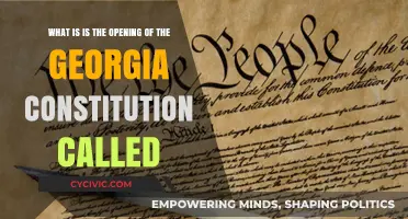 Georgia Constitution's Preamble: What's in a Name?