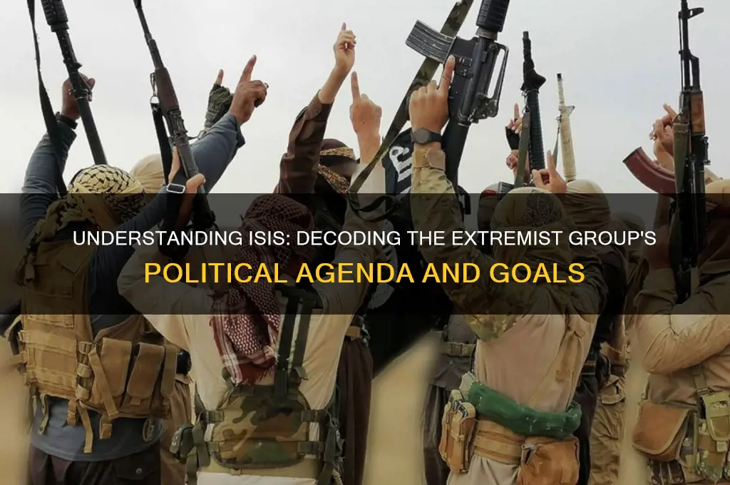 what is isis political agenda