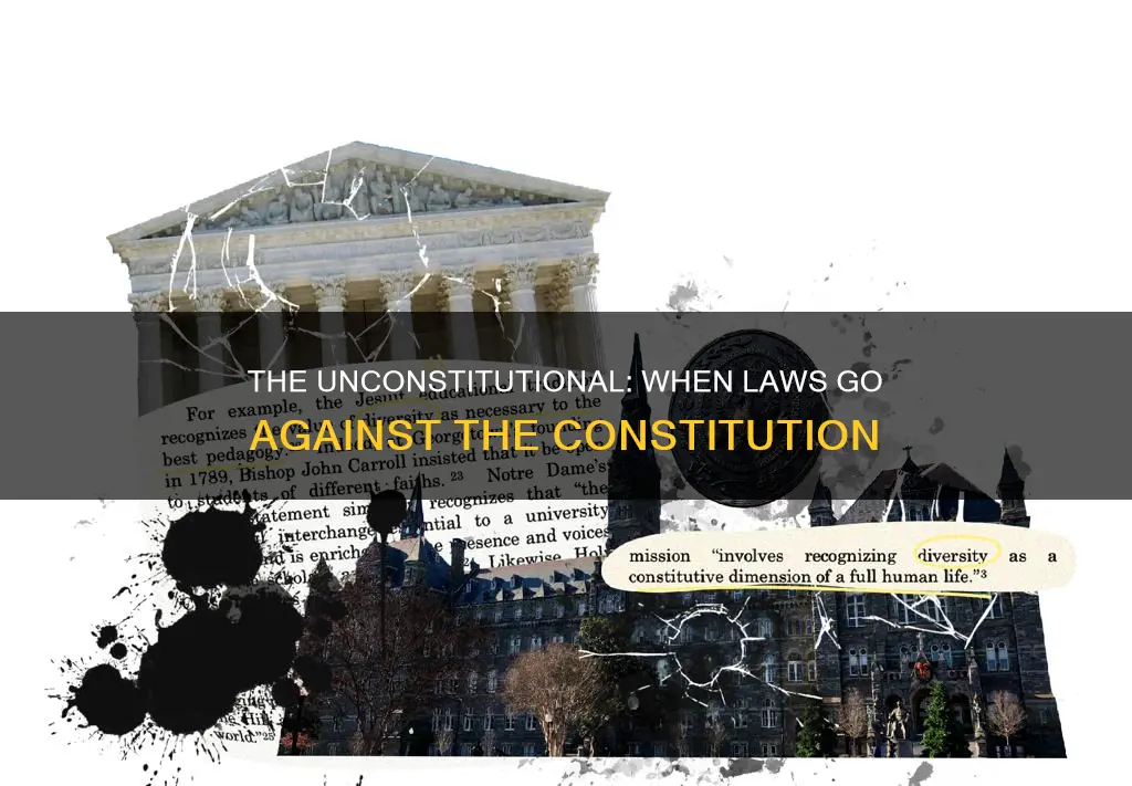 what is it called when something goes against the constitution