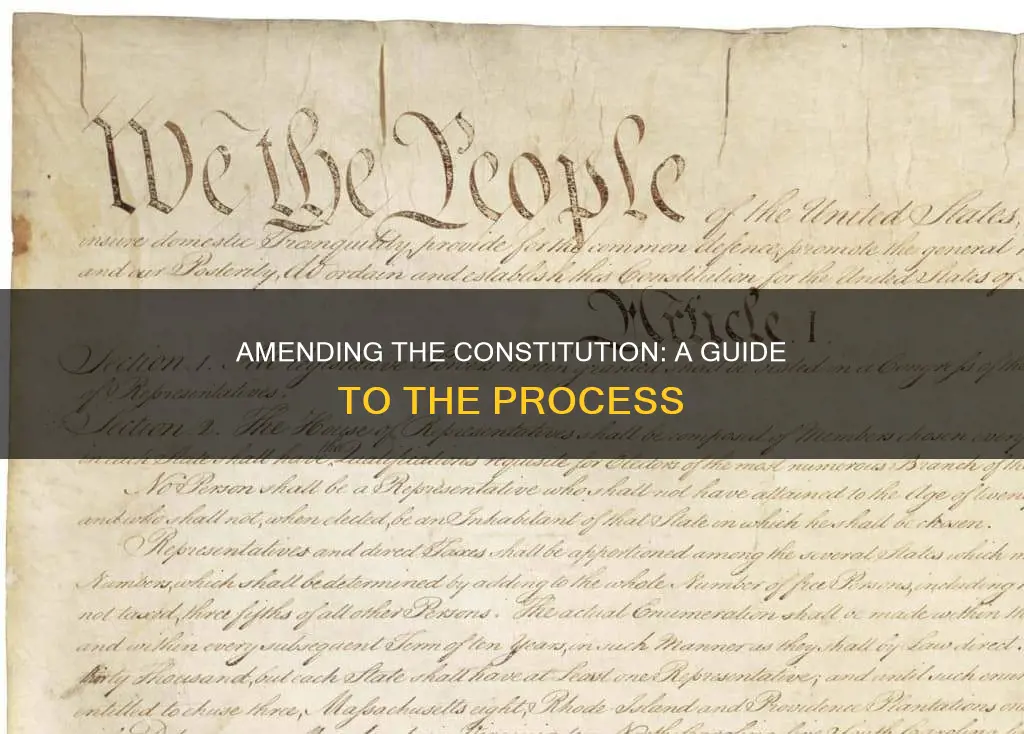 what is it called when you amend the constitution