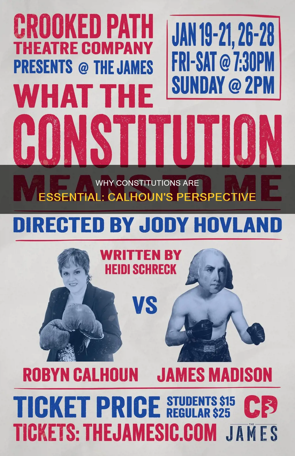 what is it that renders a constitution indispensable calhoun