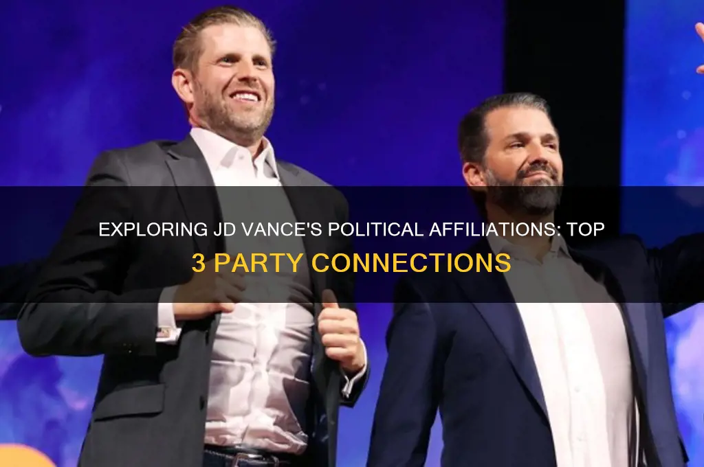 what is jd vance top 3 political party