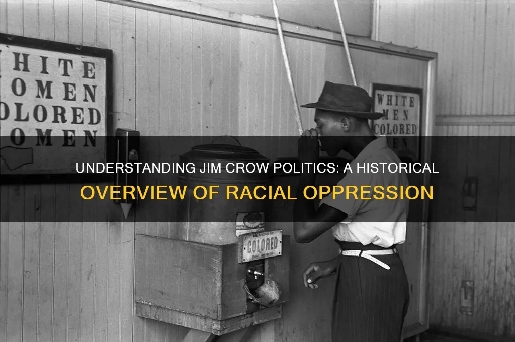 what is jim crow politics