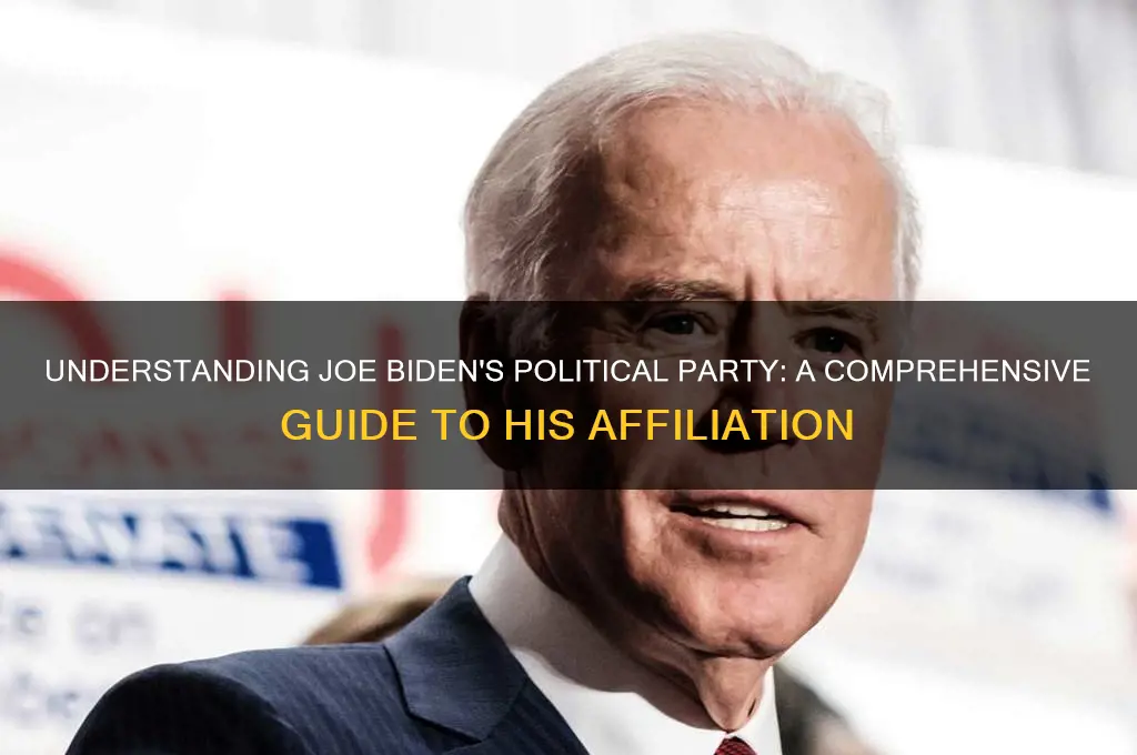 what is joe biden political party