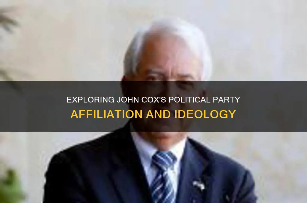 what is john cox political party