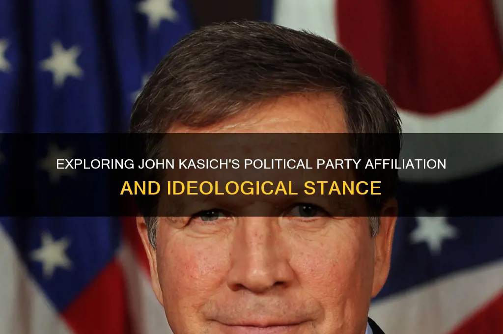 what is john kasichs political party