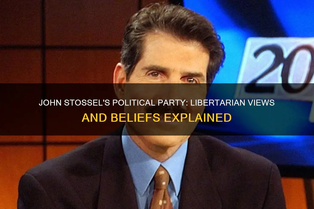 what is john stossel political party