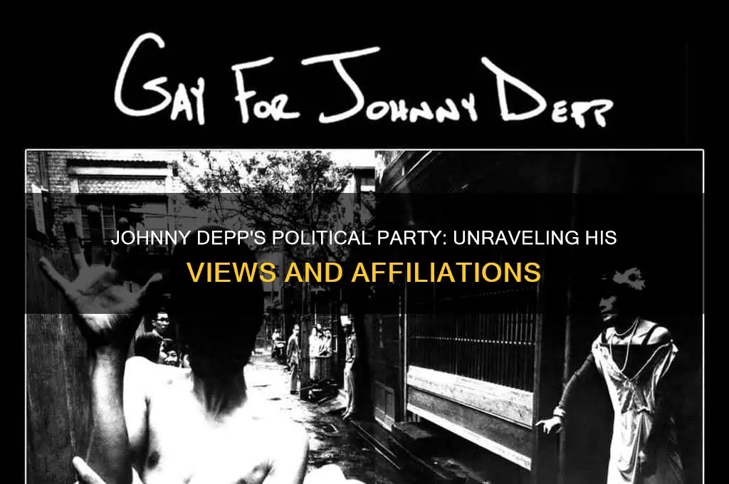 what is johnny depps political party