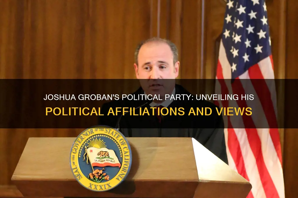 what is joshua groban political party