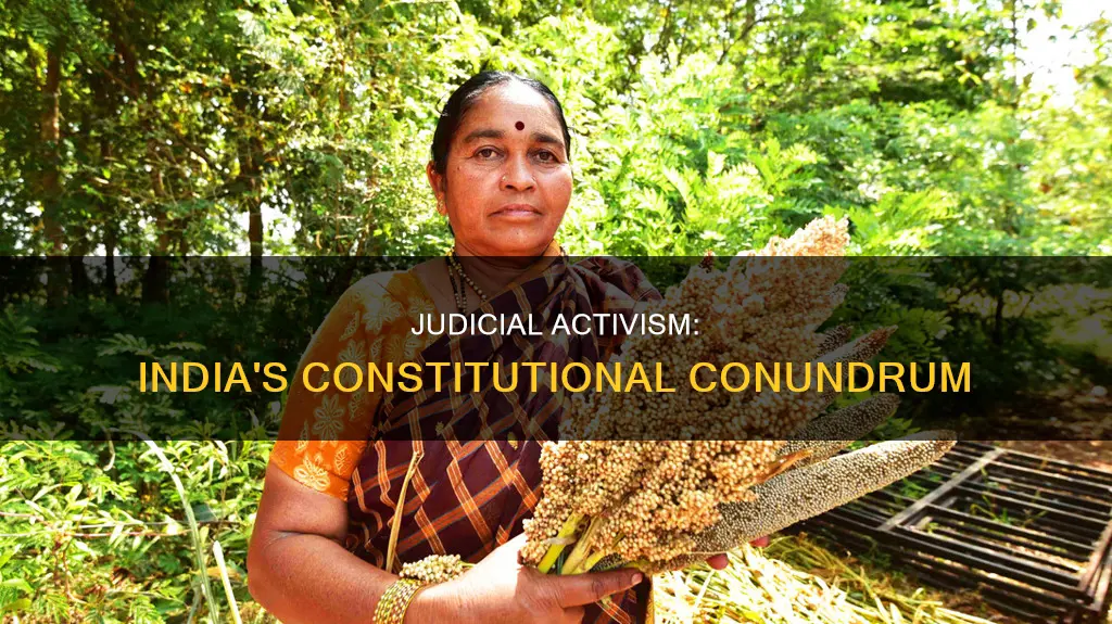 what is judicial activism in indian constitution