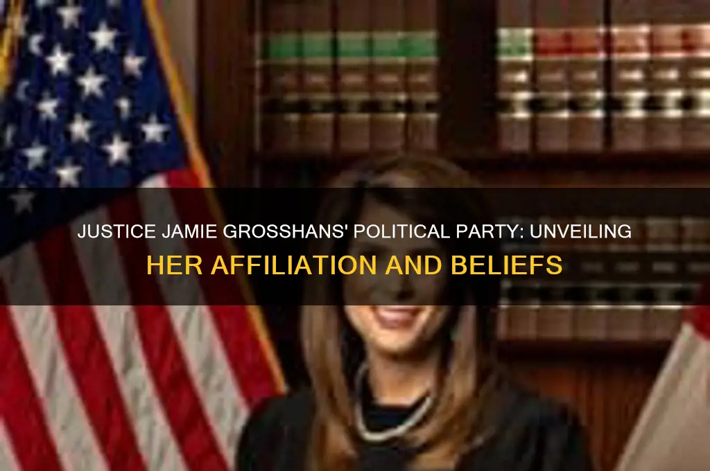 what is justice jamie grosshans political party
