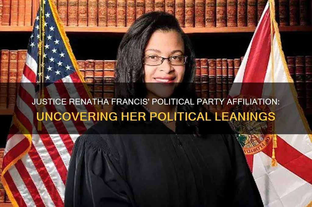 what is justice renatha francis political party