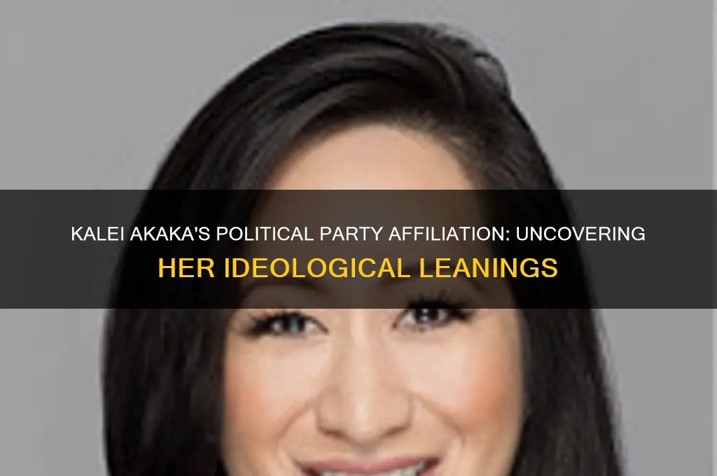 what is kalei akaka political party