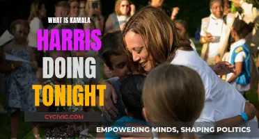 Kamala Harris' Evening Plans: A Sneak Peek