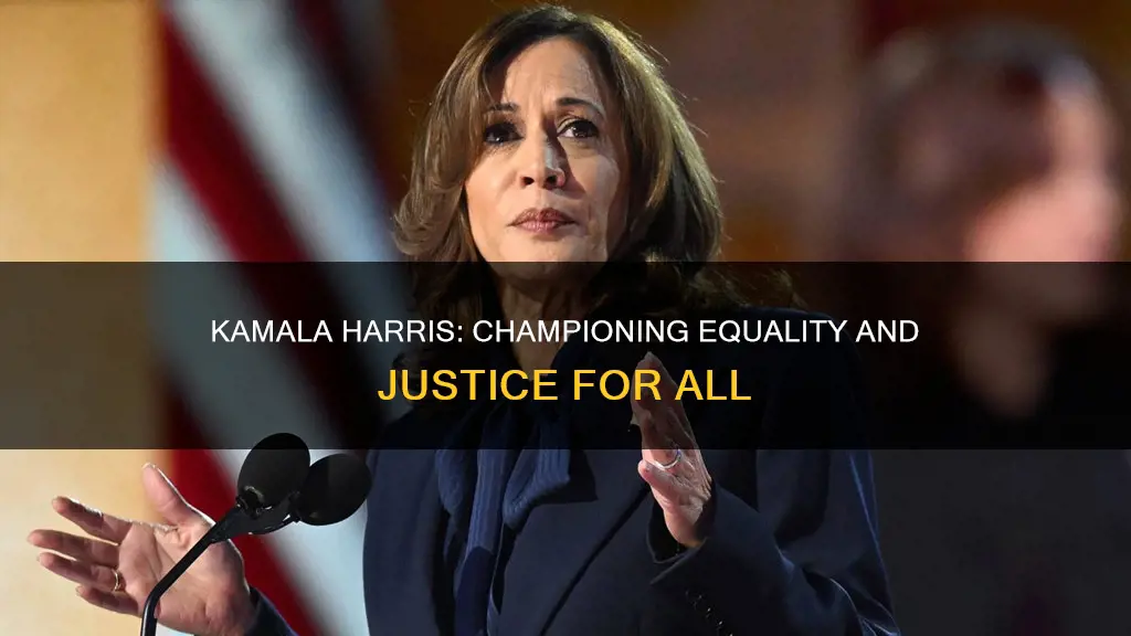 what is kamala harris fighting for