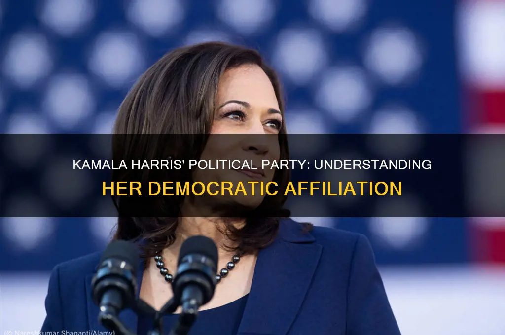 what is kamala harris political party