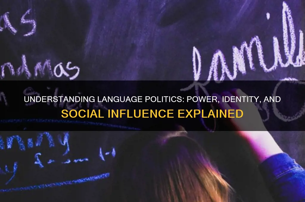 what is language politics