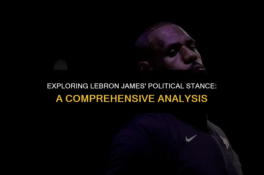what is lebron james political views