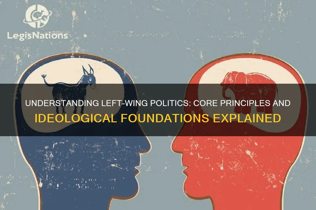 what is left political ideology