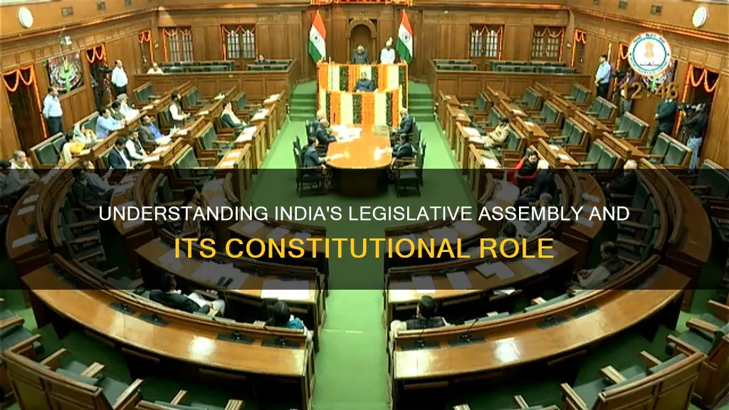 what is legislative assembly in indian constitution