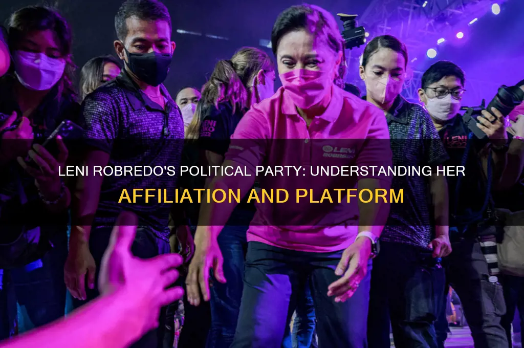 what is leni robredo political party