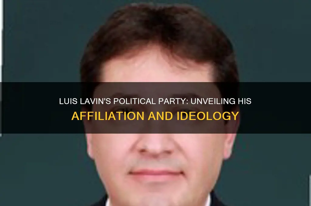 what is luis lavin political party