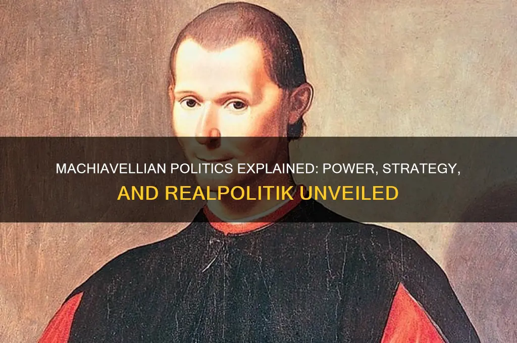 what is machiavellian politics