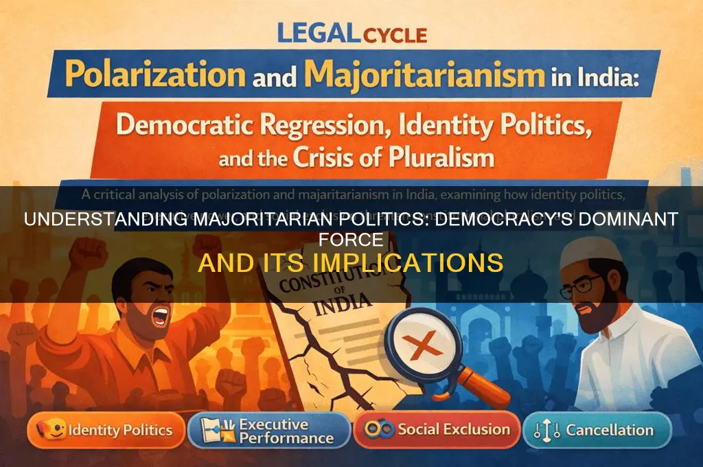 what is majoritarian politics
