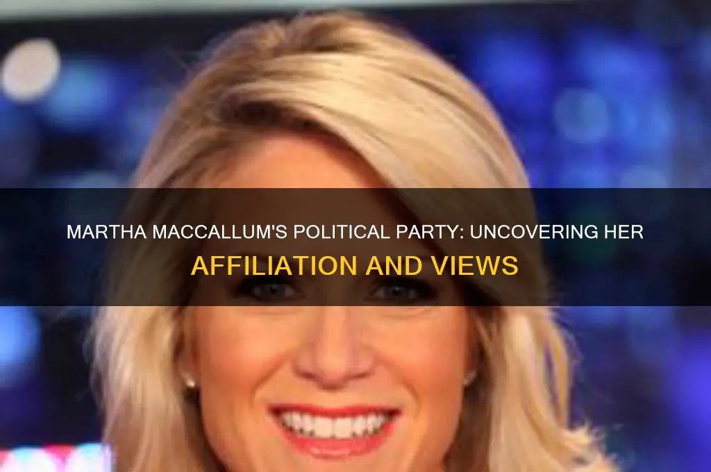 what is martha maccallum political party