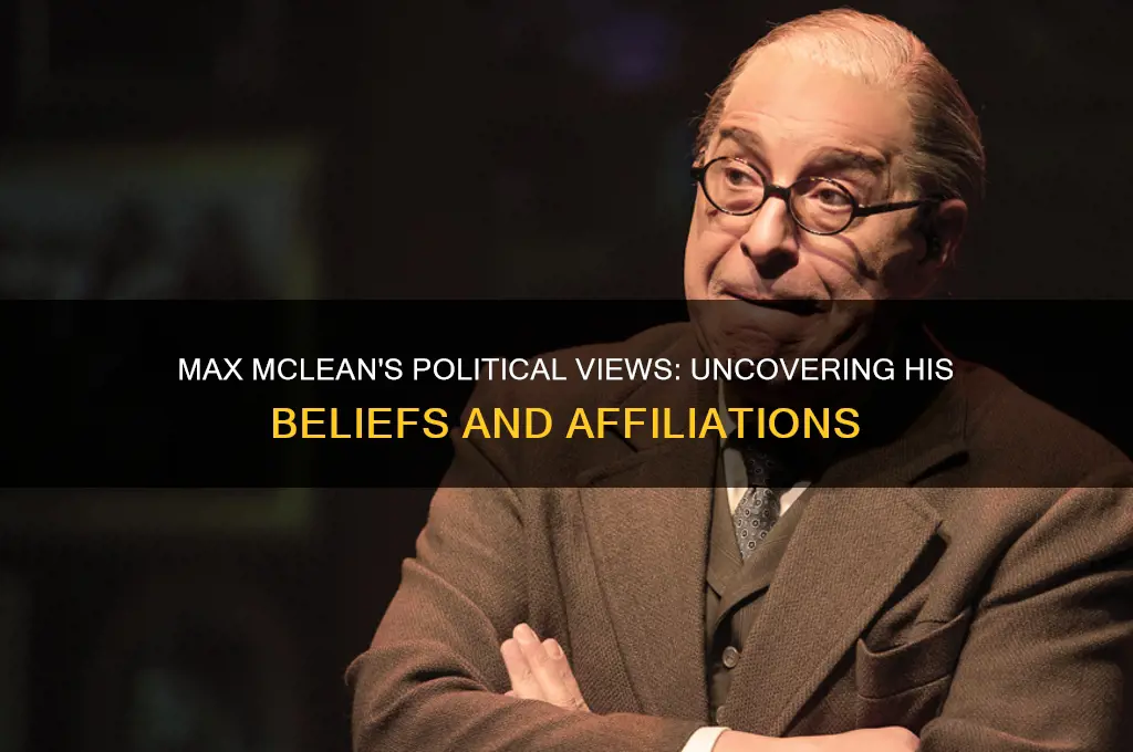 what is max mclean politically