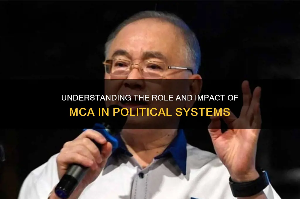 what is mca in politics