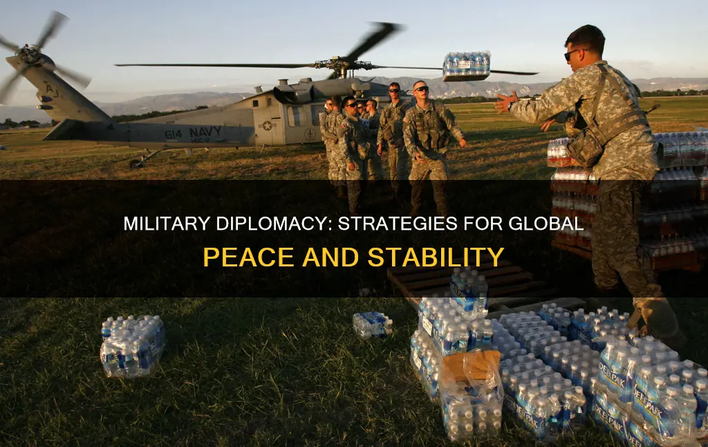 what is meant by military diplomacy
