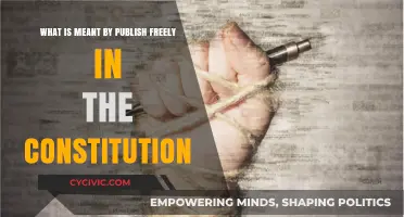 Understanding the Constitution's "Publish Freely" Clause