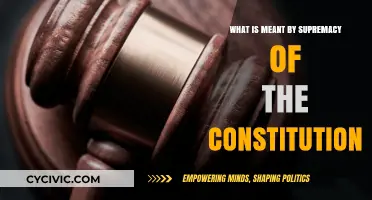 Constitution Supremacy: Understanding the Ultimate Law of the Land